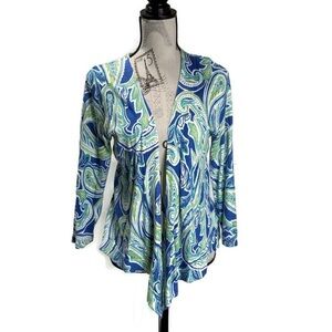 Kenar L draped front cardigan